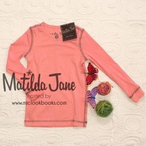Matilda Jane Clothing Gypsy Blue pink tee 8